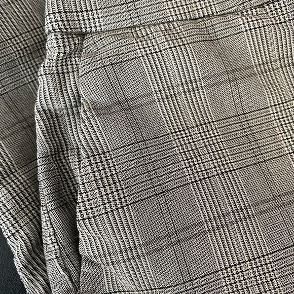 HILARY Radley Business Casual Retro Black Gray Plaid Pull On Ankle Pants Small - Picture 7 of 10